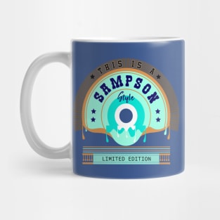 Sampson Name Style Mug